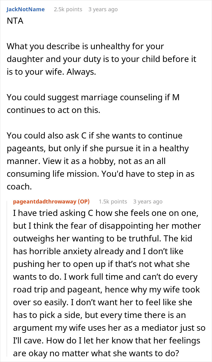 Dad Calls Out Wife And Puts An End To Her Unhealthy Obsession With Their 14-Year-Old Daughter's "Pageant-Ready" Looks, Wonders If He's A Jerk