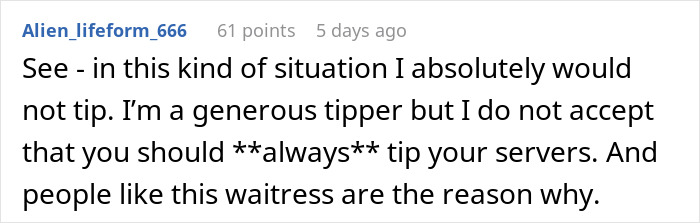 "I Wish I Could've Seen Her Face": Person Teaches Rude Waitress A Lesson After She Refused To Follow Their Food Order