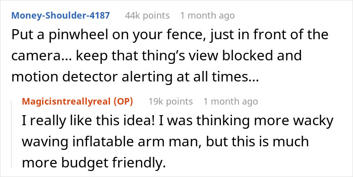Neighbor Builds A Fence And Puts Up A Camera Facing This Guy&rsquo;s Yard, People In The Comments Come Up With The Best Solutions