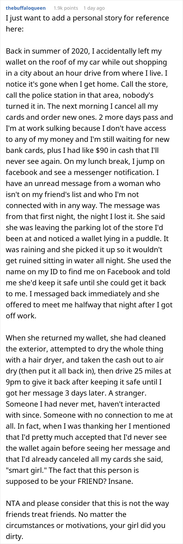 Friend Can&rsquo;t Find The Time To Return Woman&rsquo;s Wallet, Woman Decides She&rsquo;ll Block Her Cards, Friend Goes Crazy Over It