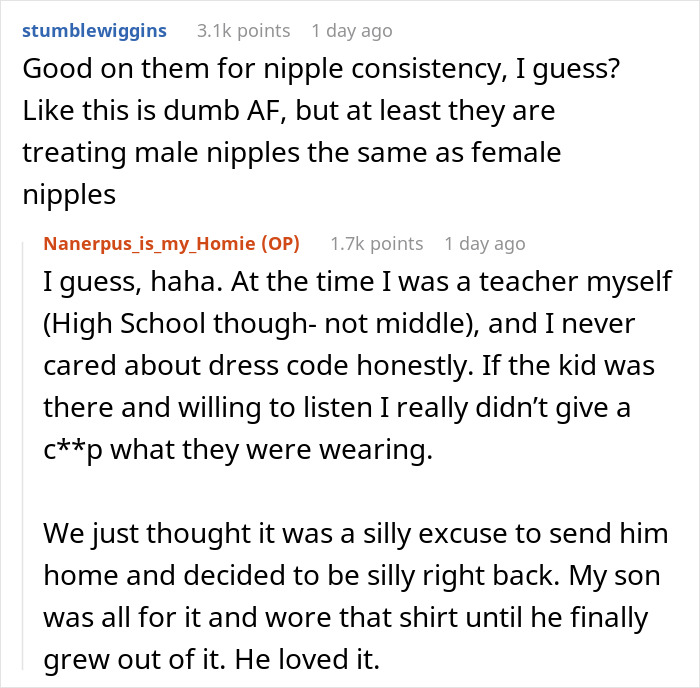 &ldquo;He&rsquo;s Wearing A Shirt That Shows Nudity&rdquo;: Mom Maliciously Complies With Her Son&rsquo;s School Dress Code After He&rsquo;s Sent Home