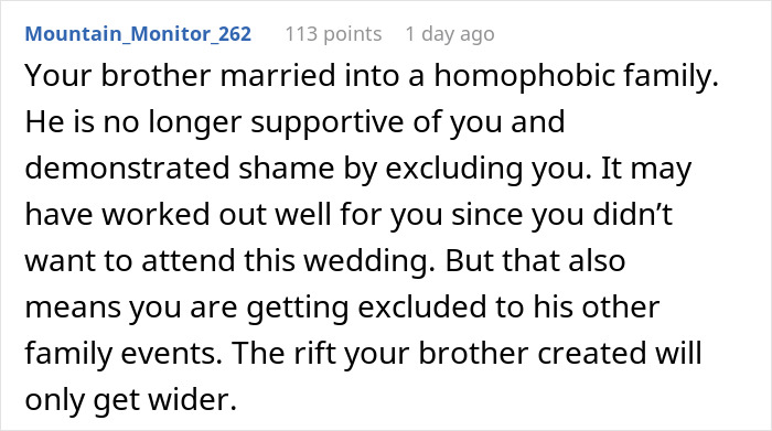 “Two Fronts Formed”: A Man’s Absence From A Wedding Causes Chaos, As The Reason He Didn’t Attend Splits The Family “Two Fronts Formed”: A Man’s Absence From A Wedding Causes Chaos, As The Reason He Didn’t Attend Splits The Family