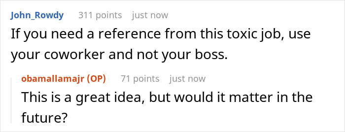 This Employee And Coworker Delivered 2-Week Notices At The Same Time, Enraging Toxic Boss