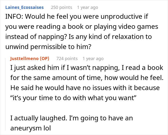 &ldquo;I Can Nap Whenever I Want&rdquo;: A Woman Wonders If She Is In The Wrong For Constantly Napping After Work