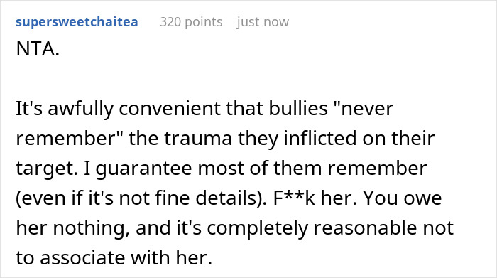 Brother Introducing His Fianc&eacute;e At A Family Event Takes A Turn When His Sister Recognizes Her High School Bully And Sheds Light On Her Past