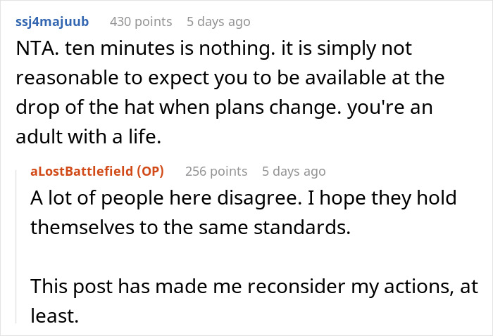"Am I A Jerk For Picking My Wife Up From The Airport 10 Minutes Late?" "Am I A Jerk For Picking My Wife Up From The Airport 10 Minutes Late?"