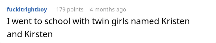 "Brick And Stone Wall": People Share The Most Unfortunate Names Parents Gave Their Twins After Teacher Blasts Her Students' Parents