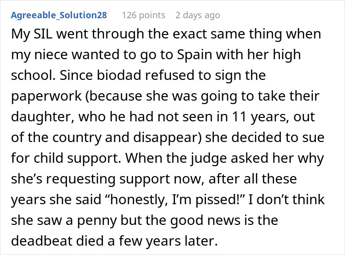 Guy Fed Up With Wife&rsquo;s Ex Being A Pain With Getting His Kids Passports, Makes Sure The Forgotten Child Support Is Collected From Him Immediately