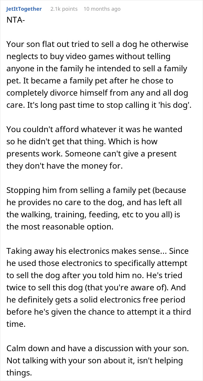 Dad Finds Out Son Was Going To Sell The Family Dog For Gaming Gear Dad Finds Out Son Was Going To Sell The Family Dog For Gaming Gear