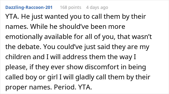 Dad Uses His Kids As Props To Make A Point To His Father That He Was Always Emotionally Distant, Upsetting Everyone