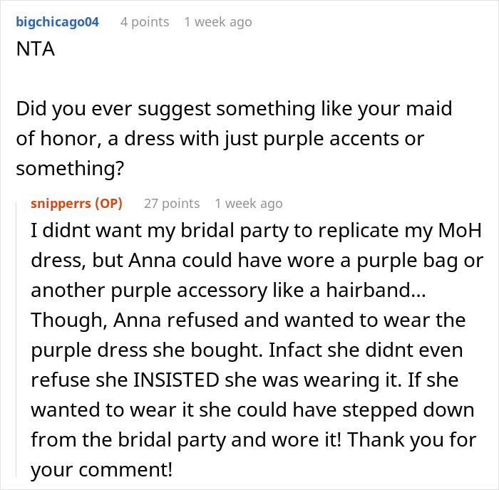 &ldquo;She Was Escorted Out The Door Screaming&rdquo;: Guest Hell-Bent On Wearing Purple Clashes With Bride