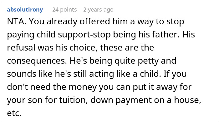 Woman's Ex Finds Out What Her New Husband Does For A Living, Demands Child Support Be Dropped