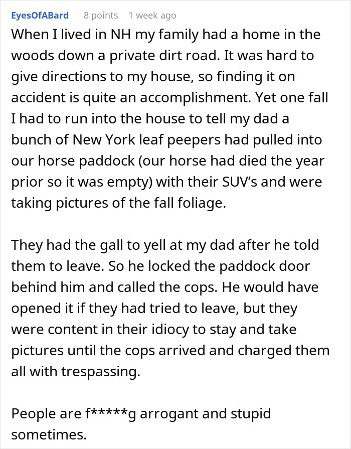 Woman Gets Her Sweet Revenge After Random Family Decided To Have A Picnic On Her Front Lawn And Refused To Leave Woman Gets Her Sweet Revenge After Random Family Decided To Have A Picnic On Her Front Lawn And Refused To Leave