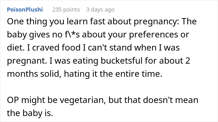 Pregnant Woman Feels Guilty For Ordering Chicken Wings And Upsetting Her Vegetarian MIL, Asks For Advice Online Pregnant Woman Feels Guilty For Ordering Chicken Wings And Upsetting Her Vegetarian MIL, Asks For Advice Online