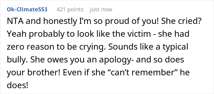Brother Introducing His Fianc&eacute;e At A Family Event Takes A Turn When His Sister Recognizes Her High School Bully And Sheds Light On Her Past