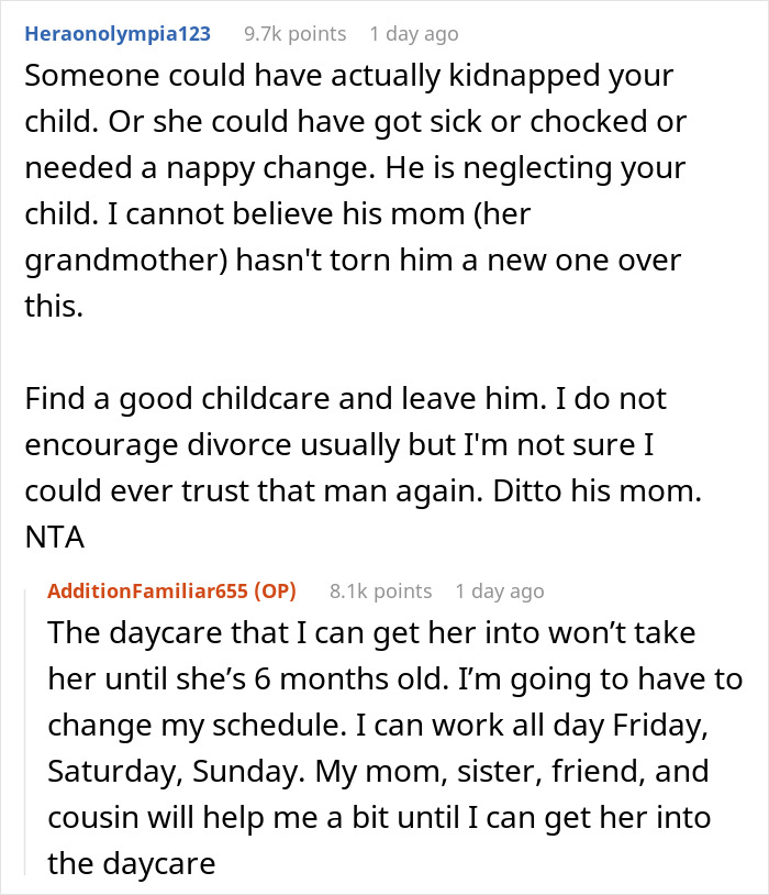 Mom 'Kidnaps' Her Own Child To Prove To Her Husband How Incompetent And Lazy He Is