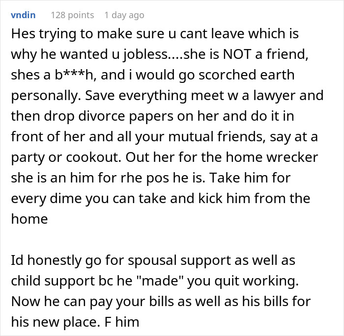 Every Single Family Member Takes This Woman's Side After She Found Out Her Husband Was Cheating With Her Best Friend