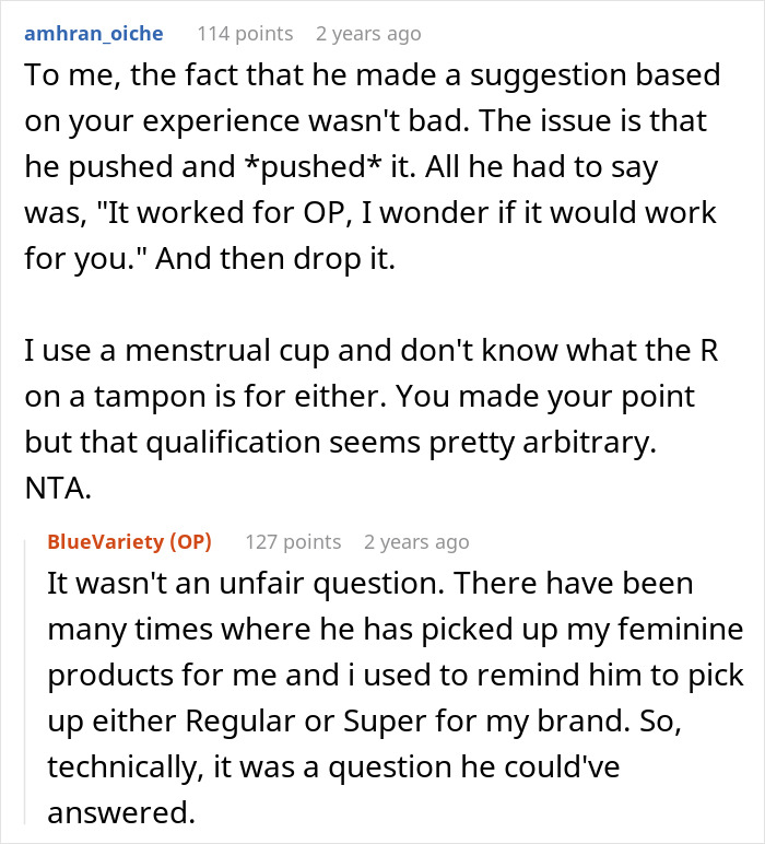 Guy Starts Mansplaining Periods To His Little Sister During Family Dinner, His Fianc&eacute;e Asks Him A Question That Shuts Him Down