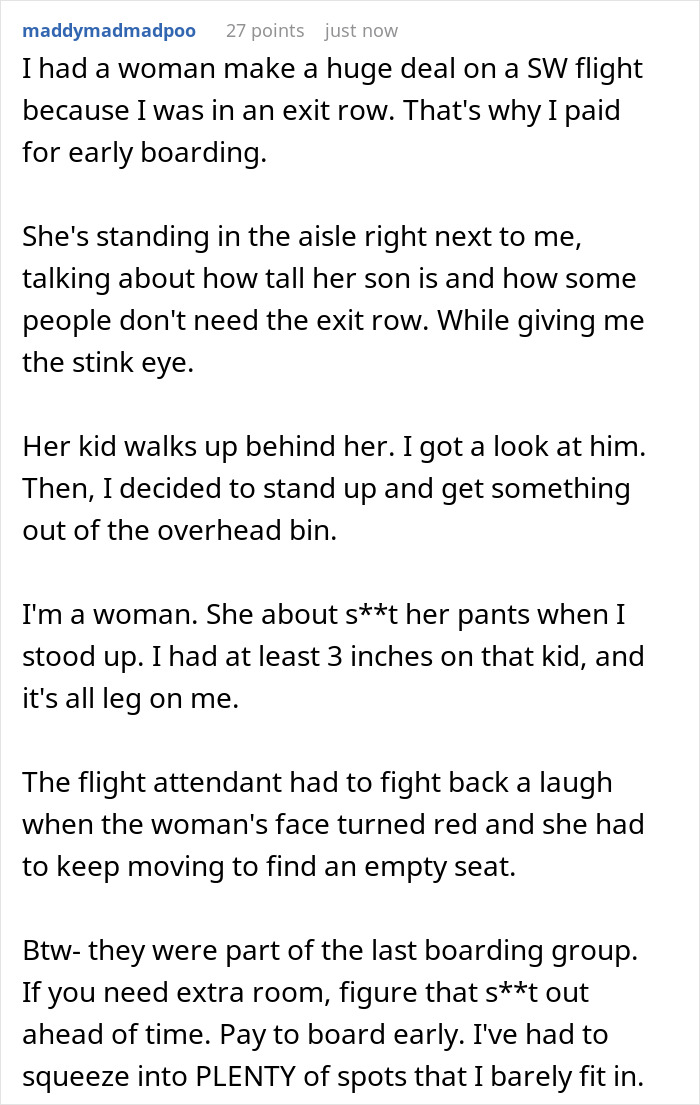 Karen Couple Bother Plane Passenger, Calling Them &ldquo;Too Fat&rdquo; For Their Own Seat, Get Served Karma Cake