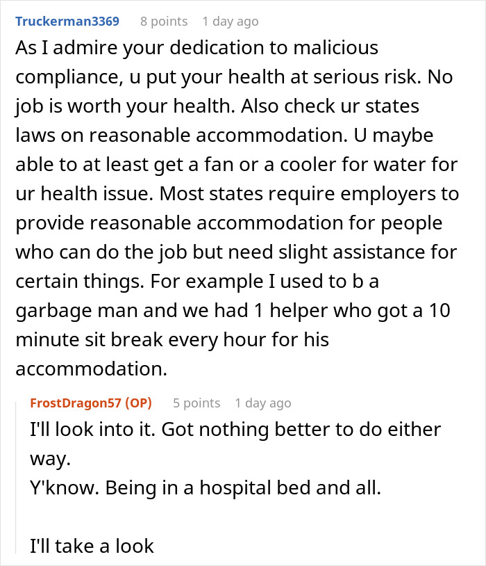 “I Woke Up In An Ambulance”: Employee Maliciously Complies With Manager’s Demand “I Woke Up In An Ambulance”: Employee Maliciously Complies With Manager’s Demand