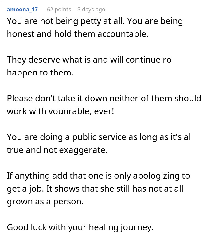 Woman Gets Revenge On Her School Bullies: &ldquo;I Made It So They Won&rsquo;t Ever Get A Job In Their Chosen Degree&rdquo;