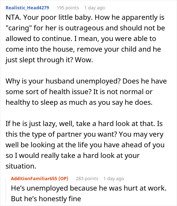 Mom 'Kidnaps' Her Own Child To Prove To Her Husband How Incompetent And Lazy He Is