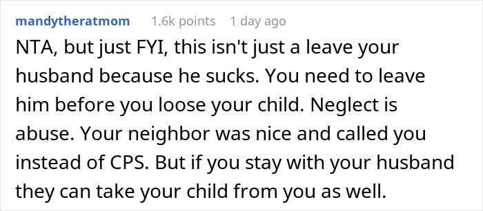 Mom 'Kidnaps' Her Own Child To Prove To Her Husband How Incompetent And Lazy He Is