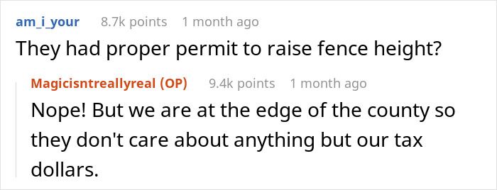 Neighbor Builds A Fence And Puts Up A Camera Facing This Guy&rsquo;s Yard, People In The Comments Come Up With The Best Solutions