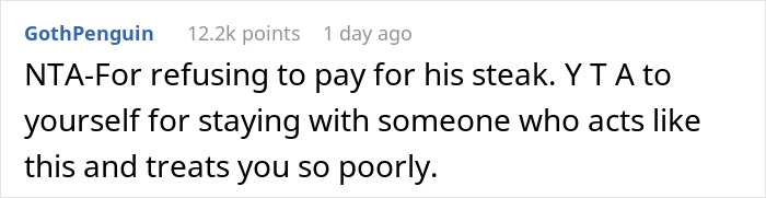 &ldquo;[Am I The Jerk] For Refusing To Pay For My Bf&rsquo;s Food On His Birthday And Getting Him Banned From A Restaurant?&rdquo;
