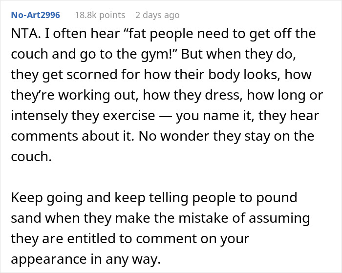 Woman Gets Fat-Shamed At A Gym And Is Ordered To &lsquo;Put On A Shirt&rsquo; By Entitled Girl Saying That Her Outfit Is &lsquo;Unsanitary&rsquo;