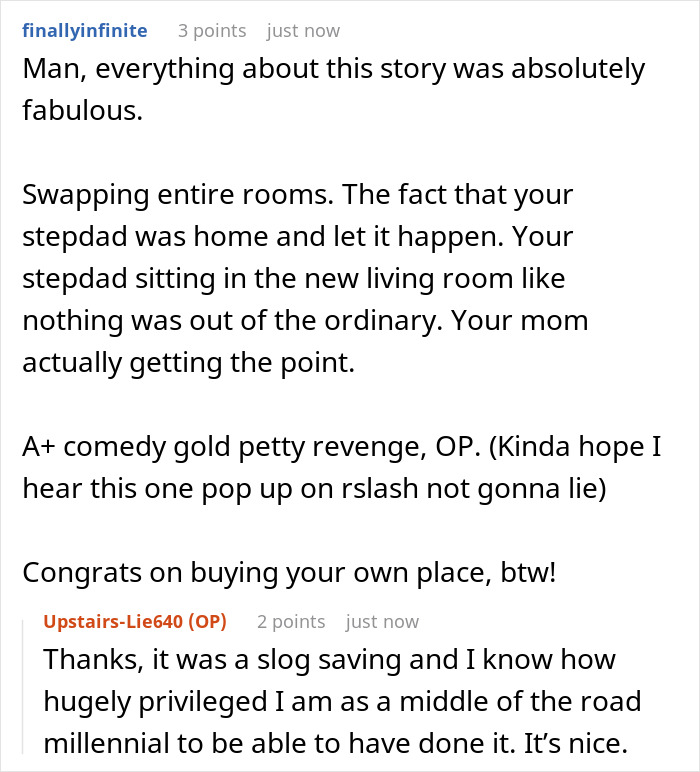 Woman Finally Buys Her Own Flat, But Her Mother Rearranges All The Furniture, So She Does The Same To Her House