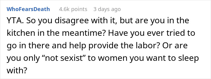 "When I Explained To Her The Tradition, She Was Understandably Bothered": Guy Doesn't Understand Why His GF Won't Follow His Family's Sexist Tradition