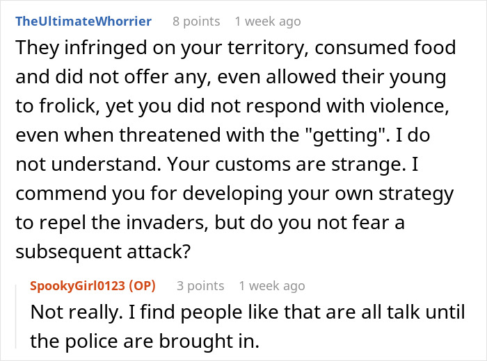 Woman Gets Her Sweet Revenge After Random Family Decided To Have A Picnic On Her Front Lawn And Refused To Leave Woman Gets Her Sweet Revenge After Random Family Decided To Have A Picnic On Her Front Lawn And Refused To Leave