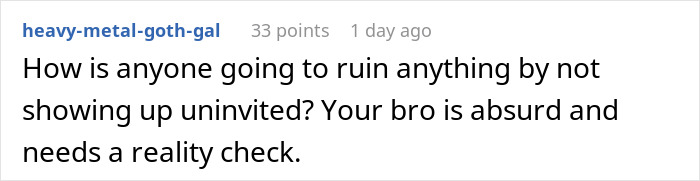 “Two Fronts Formed”: A Man’s Absence From A Wedding Causes Chaos, As The Reason He Didn’t Attend Splits The Family “Two Fronts Formed”: A Man’s Absence From A Wedding Causes Chaos, As The Reason He Didn’t Attend Splits The Family
