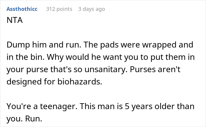Boyfriend Shames Girlfriend For Throwing Away Her Pads In His Bathroom Trash Can, Causes Outrage Online