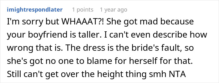 Woman Brings Her 6&rsquo;8&rdquo; Boyfriend To Wedding Where Groom Is Just 5&rsquo;9&rdquo;, Bride Gets So Upset She Snaps At Her