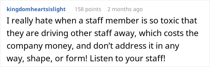 Woman Resigns After Her Manager Makes Her Life Hell, Proceeds To Come Back A Few Months Later And Get Her Fired