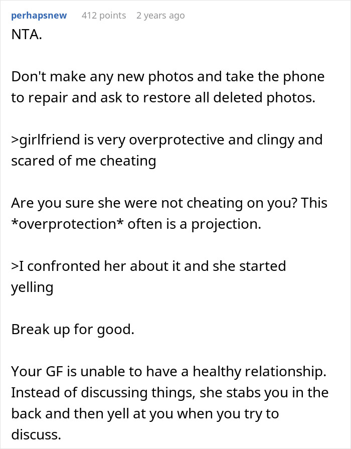Guy Finds Out His GF Deleted All The Pics Of His Late Wife While He Was In The Shower, Kicks Her Out Of The House Guy Finds Out His GF Deleted All The Pics Of His Late Wife While He Was In The Shower, Kicks Her Out Of The House
