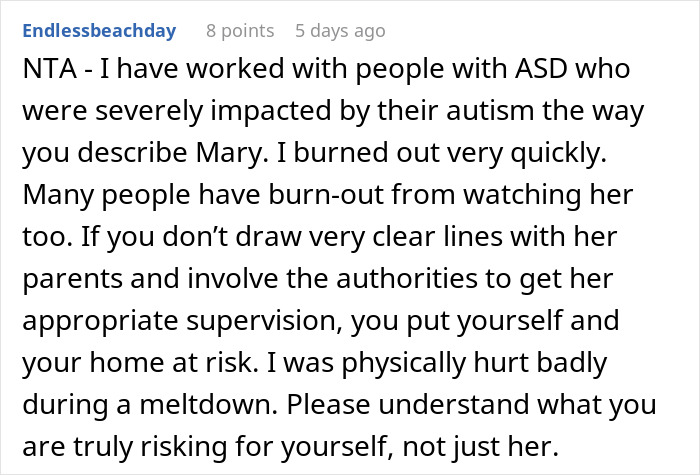 500 Lb Woman With Special Needs Is Too Violent To Be Enrolled In Day Programs, So Her Parents Drop Her Off At Neighbor’s To Be Babysat Without Warning 500 Lb Woman With Special Needs Is Too Violent To Be Enrolled In Day Programs, So Her Parents Drop Her Off At Neighbor’s To Be Babysat Without Warning