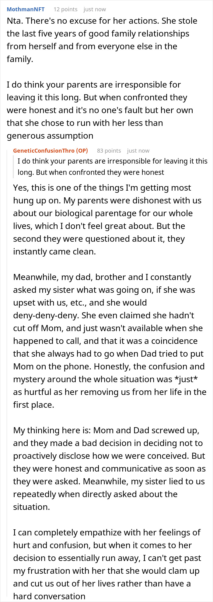Woman Does A DNA Ancestry Test And Discovers She Isn’t Biologically Related To Her Dad, Cuts Everyone Off And Learns The Truth 5 Years Later Woman Does A DNA Ancestry Test And Discovers She Isn’t Biologically Related To Her Dad, Cuts Everyone Off And Learns The Truth 5 Years Later