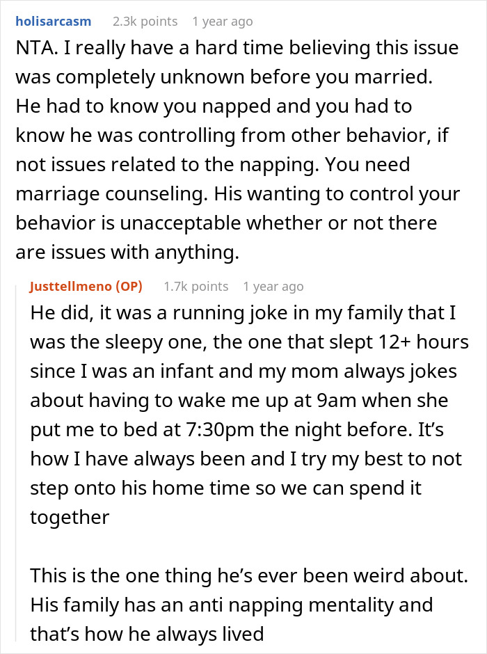 &ldquo;I Can Nap Whenever I Want&rdquo;: A Woman Wonders If She Is In The Wrong For Constantly Napping After Work