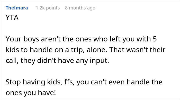 Pregnant Mom Of 5 Threatens To Kick Her Oldest Son Out For Not Helping With The Kids, Another Son Finds Her Post Online And Exposes Her Dirty Laundry