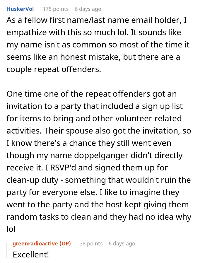 Person Is Sick And Tired Of Folks Using Their Email As A Disposable Address, Gets Sweet Revenge