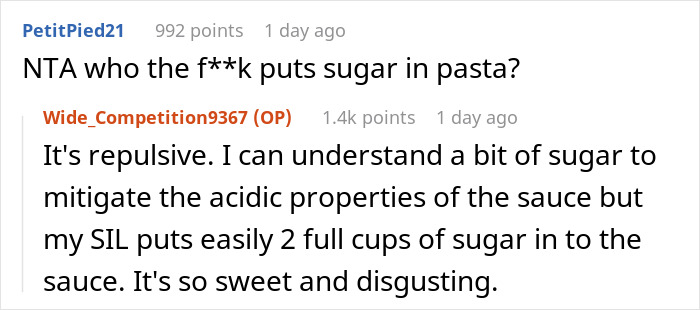 Woman&rsquo;s Husband And His Sister Kept &ldquo;Fixing&rdquo; Her Food To The Point That She And Her Kids Would Refuse To Eat It, So She Finally Snaps
