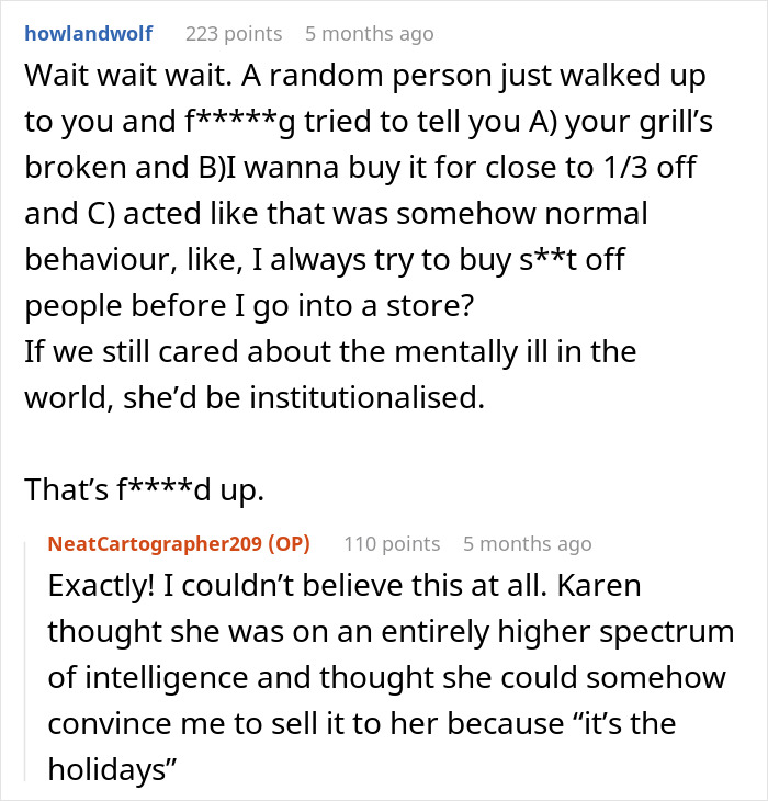 Drama Erupts In Store Parking Lot After Entitled Karen Decides She Wants Man&rsquo;s Newly Purchased Grill