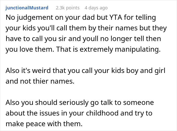 Dad Uses His Kids As Props To Make A Point To His Father That He Was Always Emotionally Distant, Upsetting Everyone