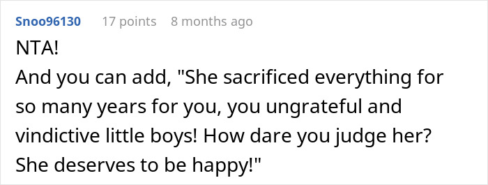 Guy Tells His Entire Family To "Grow Up" After They Got Mad At His 65 Y.O. Grandma For Having A Boyfriend And "Cheating" On Their Dad