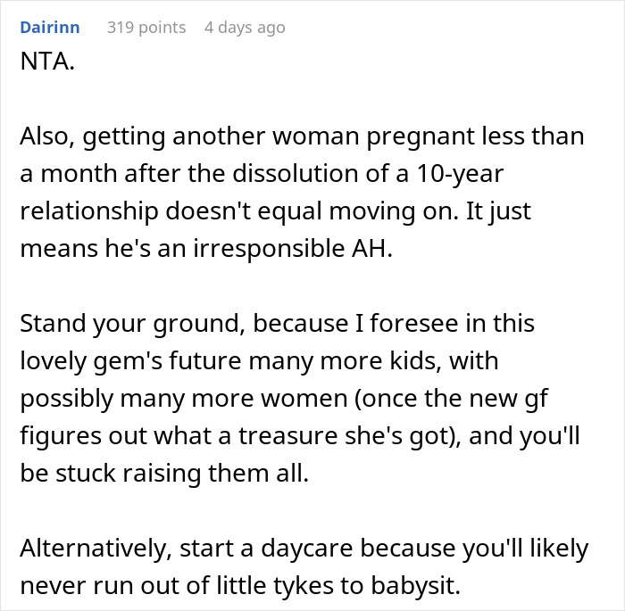 Woman Confronted By Ex Husband's New GF After She Refuses To Watch Their New Baby 