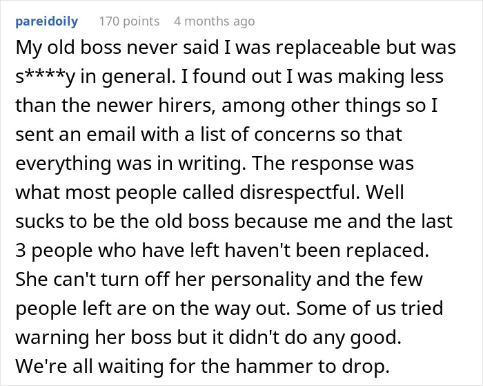 “Oh, I’m Replaceable?”: Teacher Takes Vice Principal At Their Word And Quits During An Education Shortage “Oh, I’m Replaceable?”: Teacher Takes Vice Principal At Their Word And Quits During An Education Shortage