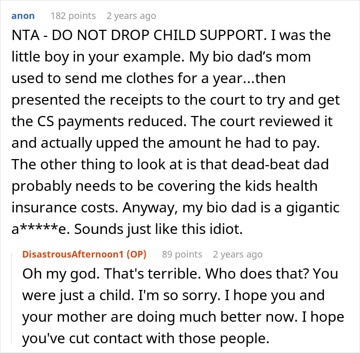 Woman's Ex Finds Out What Her New Husband Does For A Living, Demands Child Support Be Dropped